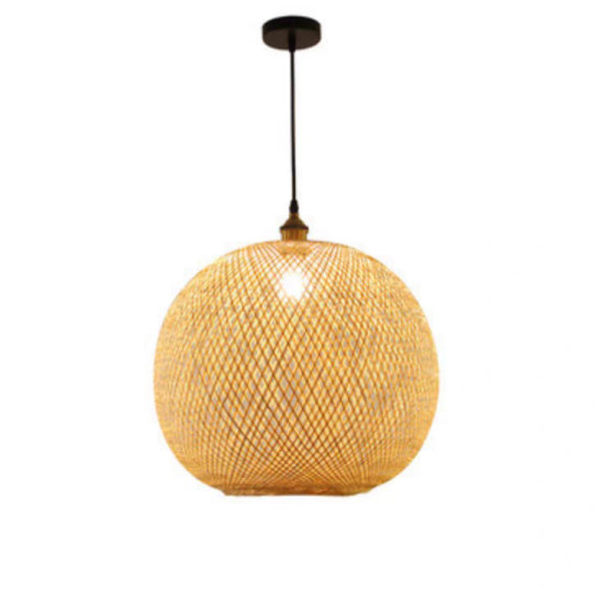 Straw Chandelier Large